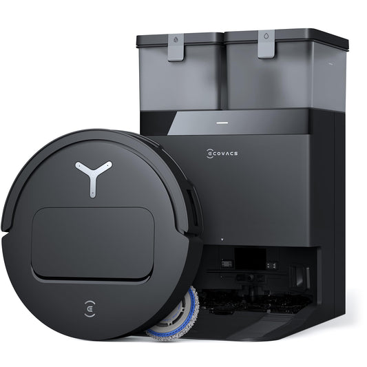 ECOVACS DEEBOT T50 OMNI Gen2 Robot Aspirapolvere Lavapavimenti, (Migliorato da T30 PRO), 21000 Pa, Spazzola Laterale Estensibile e Lavapavimenti, lavaggio con acqua calda a 75 ℃, Ultrasottile 81 mm