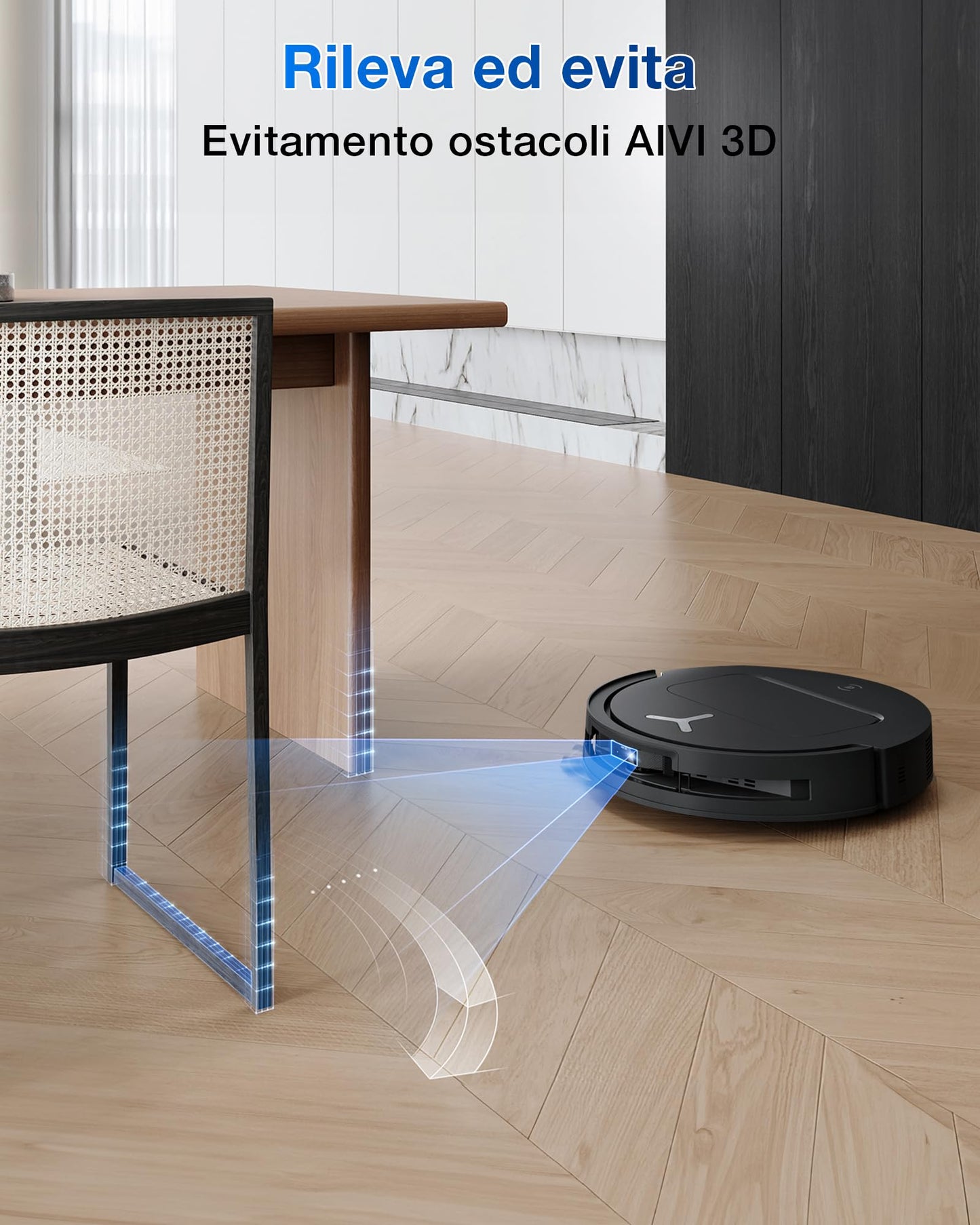 ECOVACS DEEBOT T50 OMNI Gen2 Robot Aspirapolvere Lavapavimenti, (Migliorato da T30 PRO), 21000 Pa, Spazzola Laterale Estensibile e Lavapavimenti, lavaggio con acqua calda a 75 ℃, Ultrasottile 81 mm