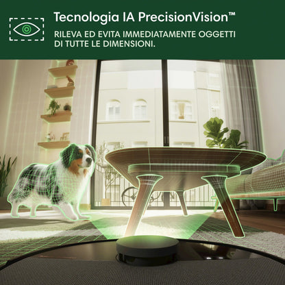 iRobot Roomba Plus 505 Combo + Stazione AutoWash, Robot Aspirapolvere Lavapavimenti, ClearViewPro LiDAR,DualClean,SmartScrub, Riconoscimento Oggetti, Pulizia a Zone, Controllo Vocale e App, Nero